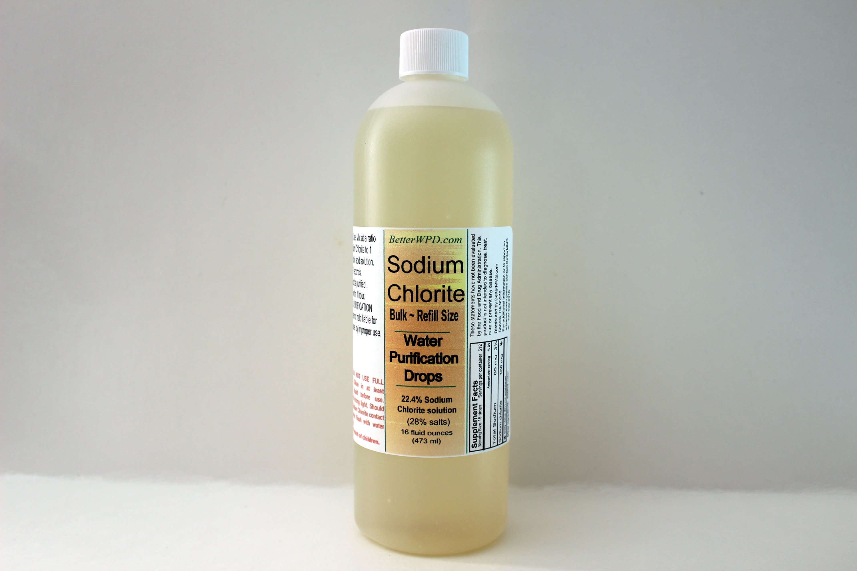 Sodium Chlorite Bulk/Refill, 16 oz. Better WPD