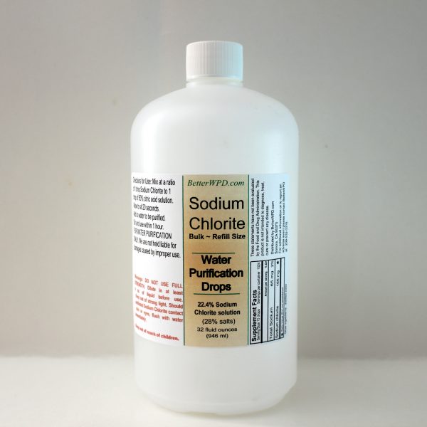 Sodium Chlorite Bulk/Refill, 32 oz. Better WPD